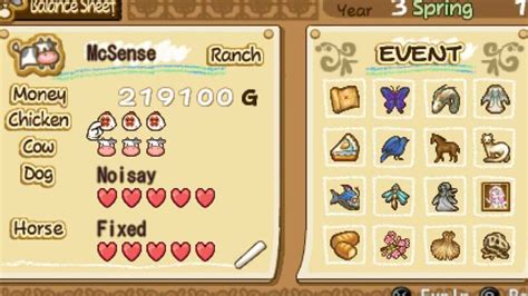 harvest moon hero of leaf valley events